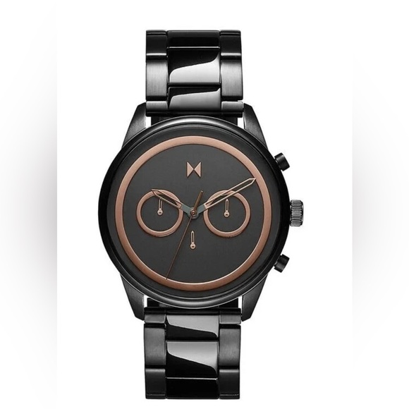 MVMT Other - New MVMT Men’s Powerlane Rose Gold Gunmetal 43mm Watch 28000123
